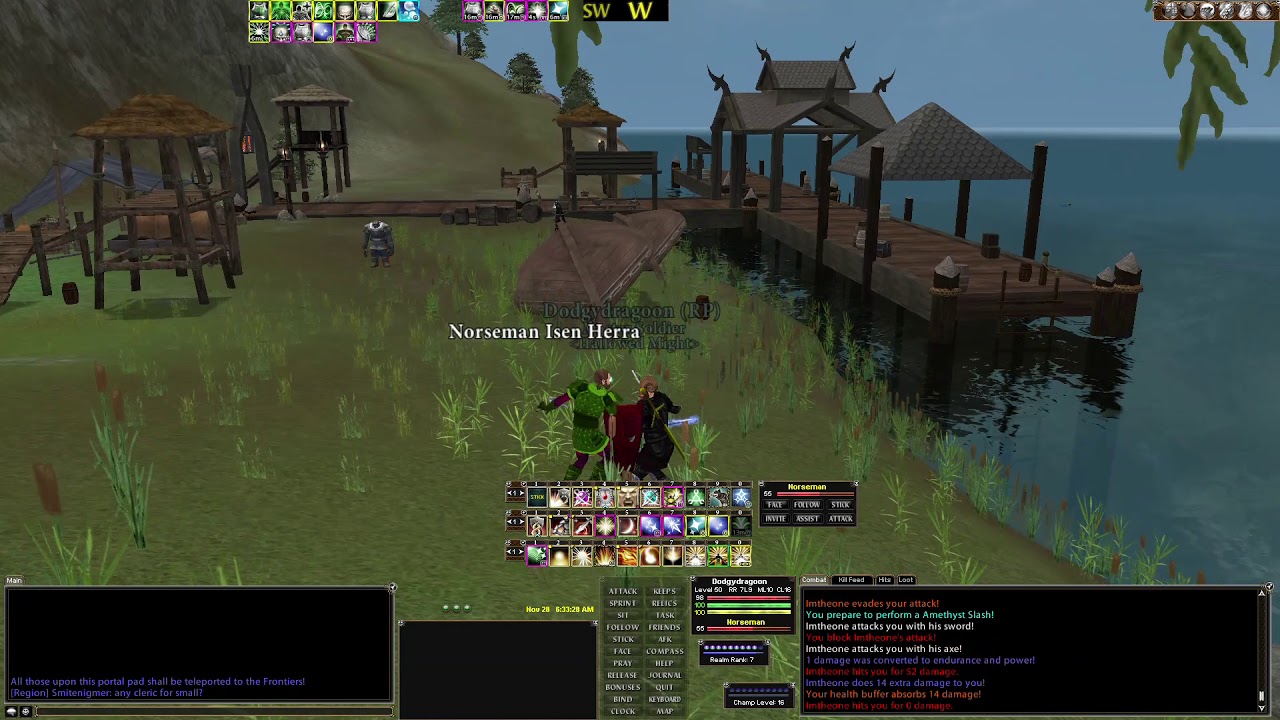 Solo Paladin VS Bezerker + Thane DAoC