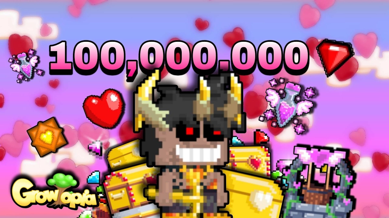 |Growtopia| VALENTINE GACHA! 300 WELLS!!!!!   !tiktok !xsolla  !DISCORD