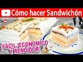 CÓMO HACER SANDWICHÓN | Vicky Receta Facil