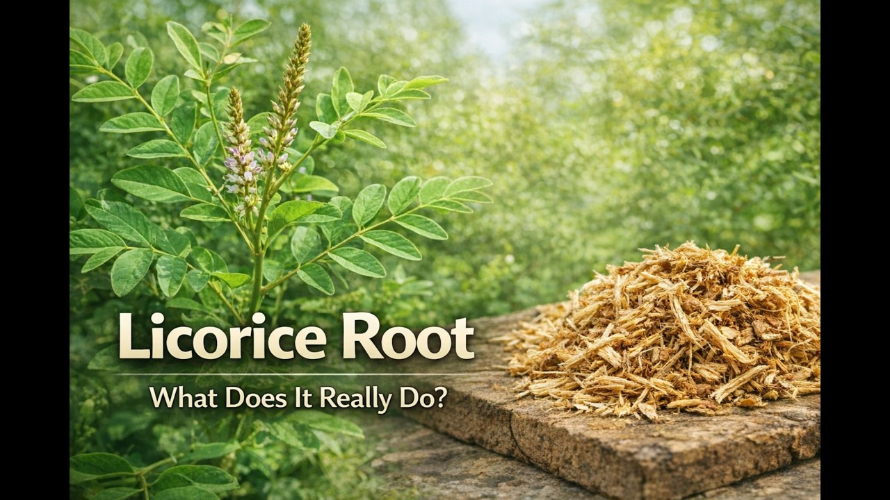 The BENEFITS of LICORICE ROOT TEA for your HEALTH!
