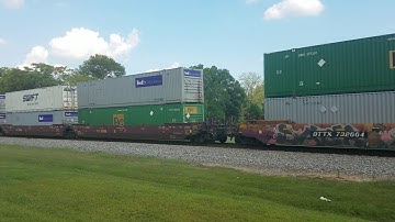 NS 213 Intermodal Taylors, SC w/FEC leader