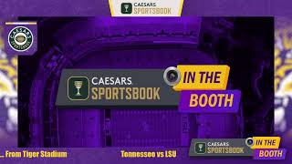 Booth Cam - Live from LSU Football vs. Tennessee