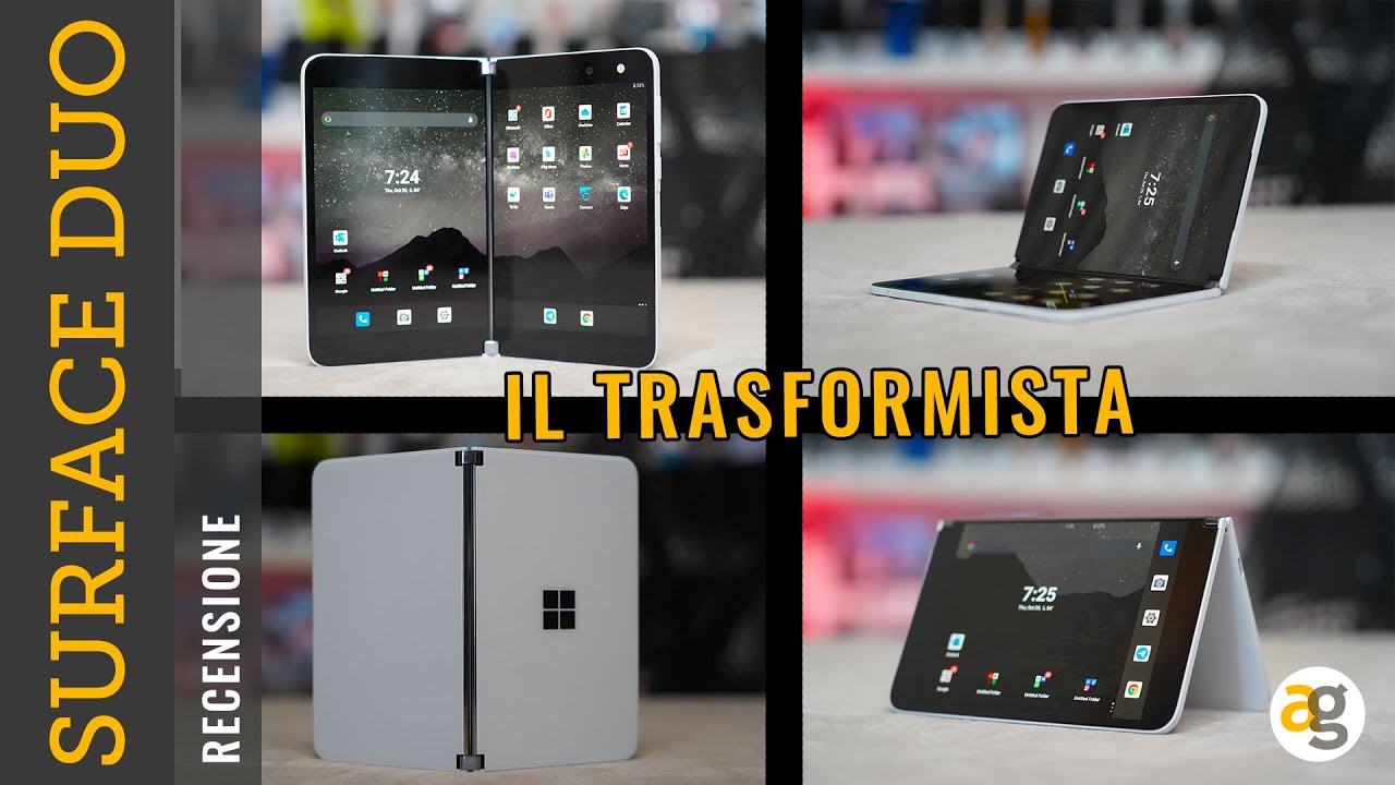 Pellicola Adesiva In Vinile Per Microsoft Surface Duo, Effetto Carbonio Opaco Bianco E Nero