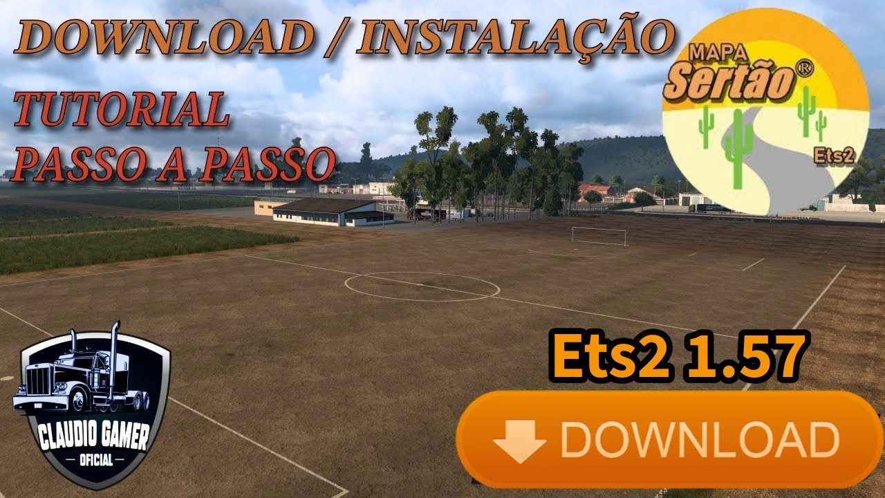 Como Baixar E Instalar Mapa Sertão Para Euro Truck 2 1.57 Tutorial Passo a Passo Dicas No Vídeo
