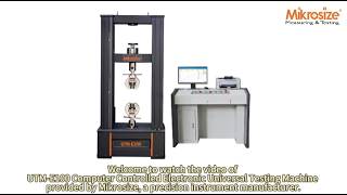 UTM-E100 Computer Controlled Electronic Universal Testing Machine #electronic #testing
