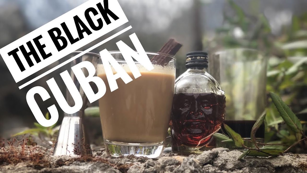Holiday Winter Special cocktail | The Black Cuban | Cocktail with rum