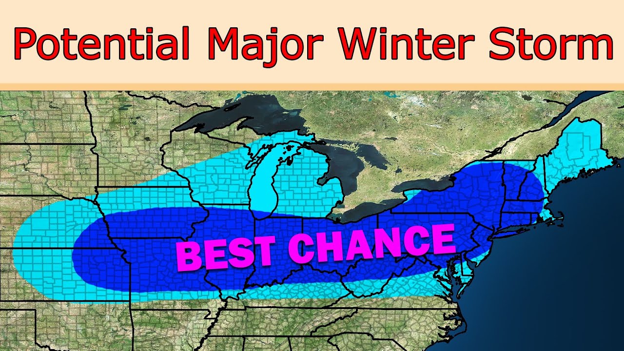 Upcoming Potential Major Winter Storm - YouTube