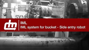 IML system for bucket - Side entry robot | Dal Maschio SRL
