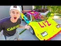 SHE RUINED MY LAMBORGHINI!! (STICKY NOTE GONE WRONG)