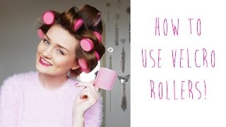 fusionere har taget fejl piedestal HOW TO: USE VELCRO ROLLERS | tinytwisst - YouTube
