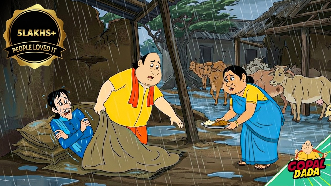 ঝড়-বৃষ্টিতে বিপদে মন্ত্রী! আশ্রয় দিলেন গোপাল দাদা 🌧️ | Gopal Dada New Episodes | Must Watch