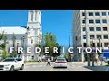 Fredericton downtown drive 4k  new brunswick canada