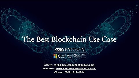 The Best Blockchain Use Case