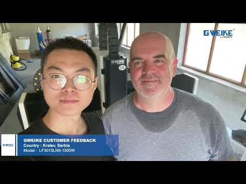 Phản hồi khách hàng GWEIKE LF3015LNII 1.5kW - video khách hàng GWEIKE