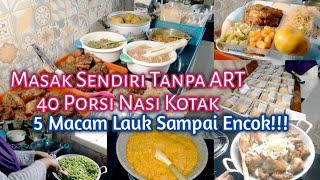 NASI BOX EKONOMIS | RESEP AYAM SAUS MENTEGA | CAPCAY SAYUR BAKSO | INSPIRASI CATERING PEMULA. 