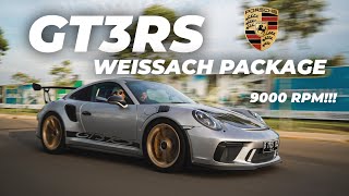 #REMOTE BEJEK PORSCHE GT3RS WEISSACH PACKAGE SAMPE 9000 RPM !!!