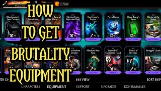 HOW TO GET BRUTALITY EQUIPMENT'S ? | MORTAL KOMBAT (HINDI)