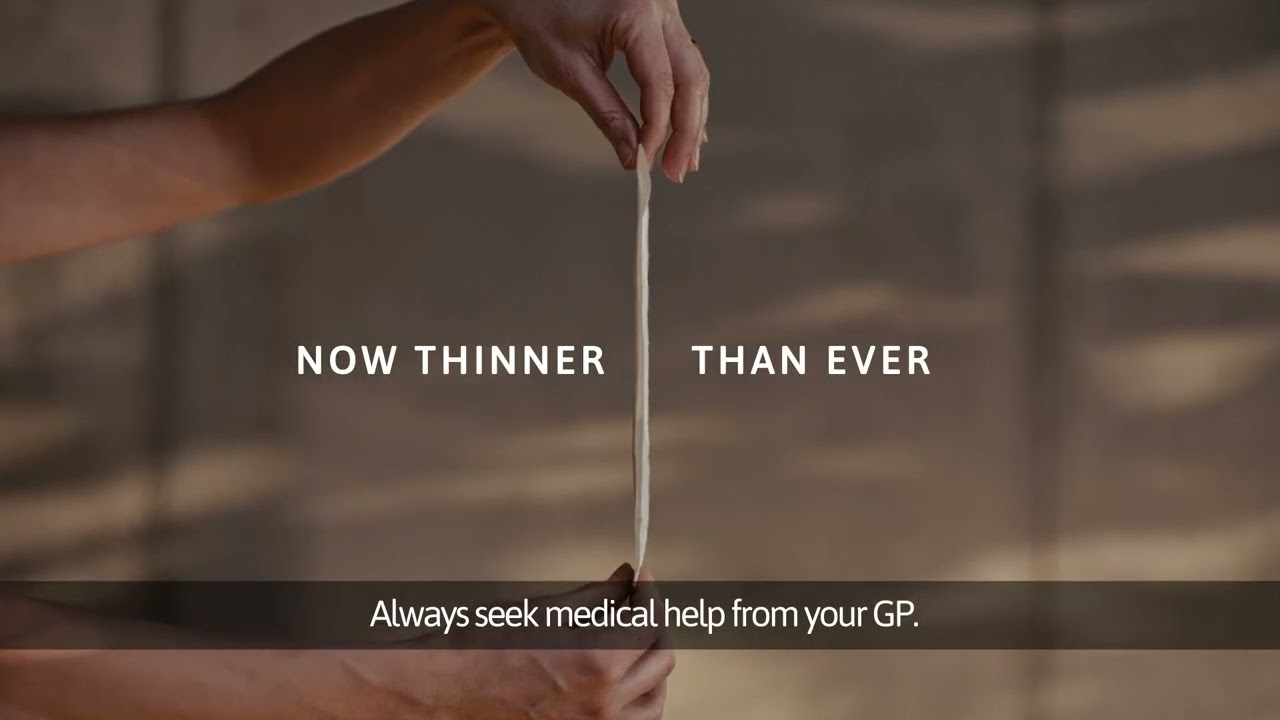 TRY NEW TENA DISCREET ULTRA NOW THINNER THAN EVER