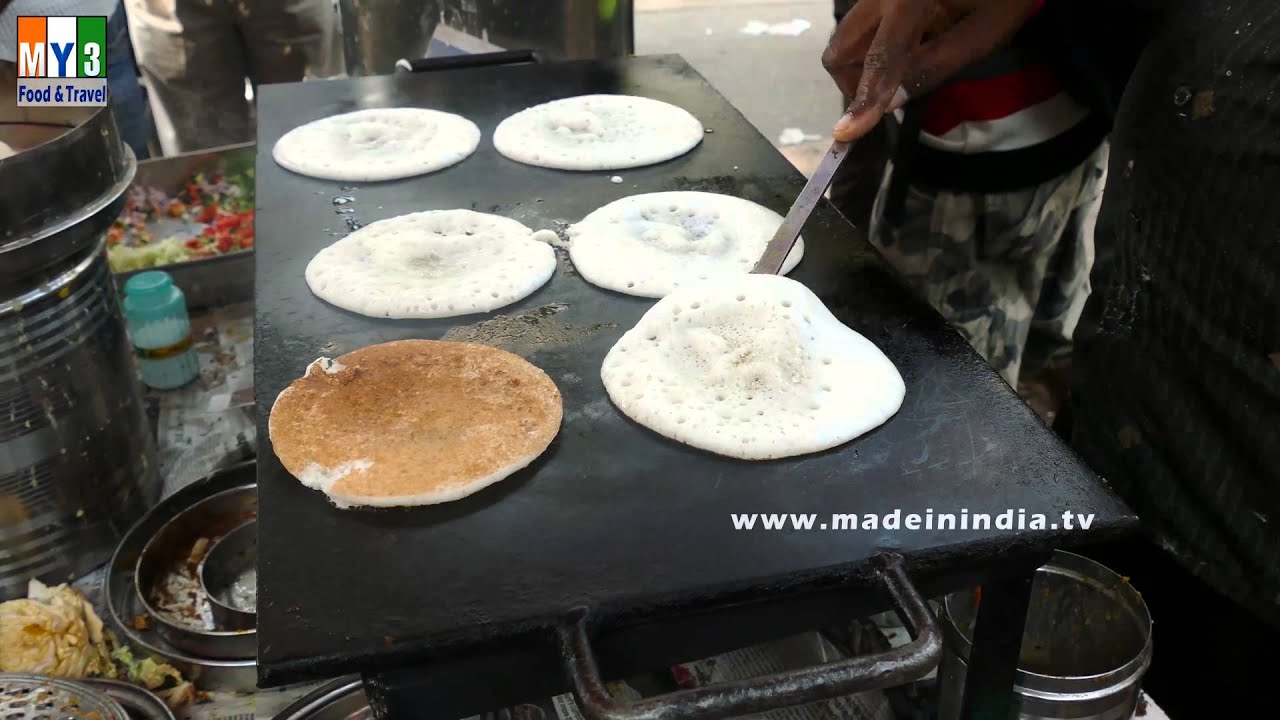 Uttapam | Masala Pancake | Uttapam Recipe | South Indian Breakfast Recipe street food | STREET FOOD