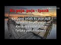 Video Lyric/lirik | Ku Puja Puja - Ipank