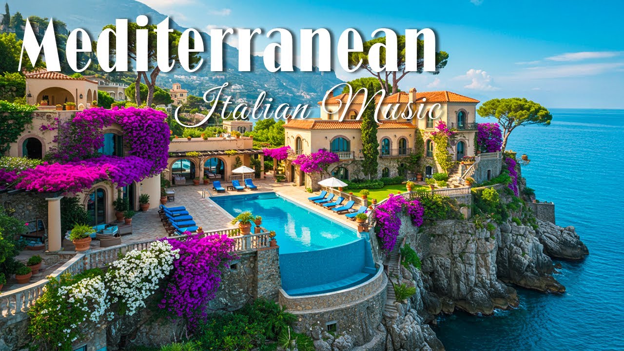 🎶 Chill Mediterranean Music Nostalgia 🌊Relaxing Music with Ocean Sounds & Greek Music by the Coast