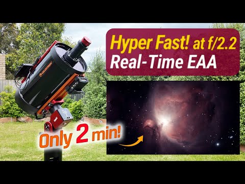 I Tested My f/2.2 C9.25 HyperStar on the M42 Nebula (Live EAA)