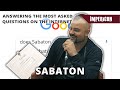 Joakim Brodén | SABATON Answering The Most Asked Questions On The Internet