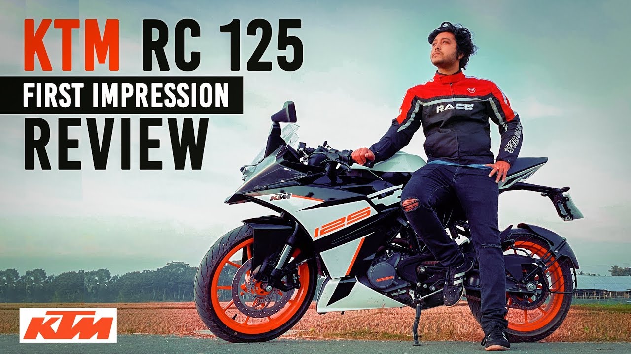 KTM RC 125 🔥 First impression Review & Price in Bangladesh ...