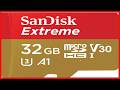 SanDisk 32GB Extreme MicroSD Card: Durable Storage for GoPro & DJI Drones
