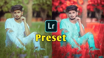 Lightroom Red effect photo editing tutorial|| Lightroom background colour change green to red