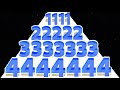Numbers Run vs Slime Run Race - All Level Gameplay (Freepya, New Update) Math Games