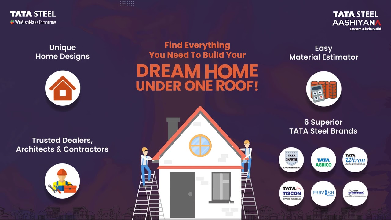 Build Your Dream Home I TATA Steel Aashiyana I Online Home Building ...