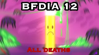 Bfdia 12 All Deaths