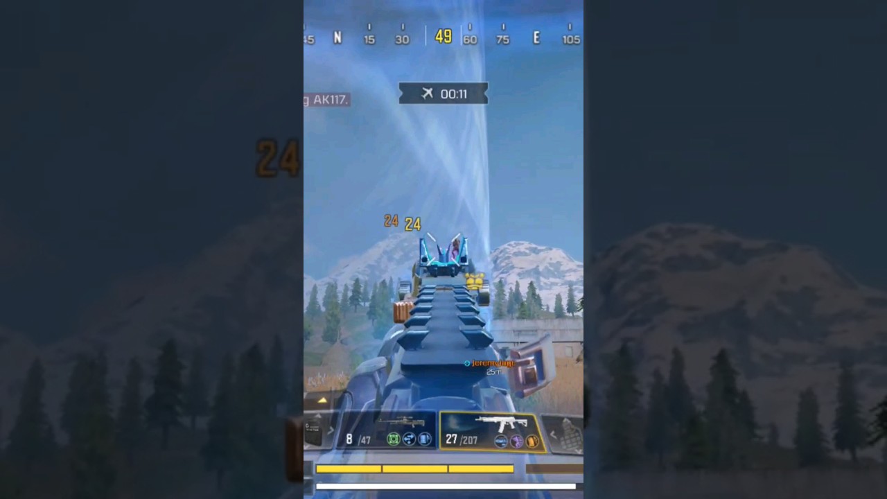 Ak117 Prestige in Codm battle royale looks great with Siren 