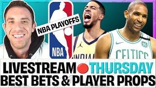 NBA LIVE 🔴 Player Props & Best Bets | Celtics vs Pacers | Thursday May 23