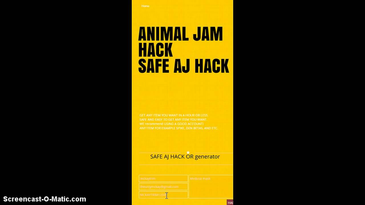 ANIMAL JAM GENERATOR (WORKS) (NO DOWNLOAD) - YouTube