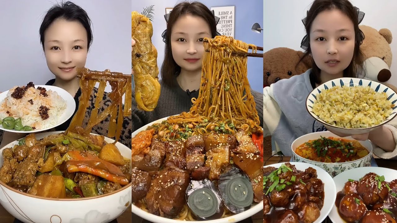 Mukbang Challenge Eating Spicy🔥🥵 Noodles 🍜 Fire noodles🍜🍛Chinese food#cook #noodles #yummy 
