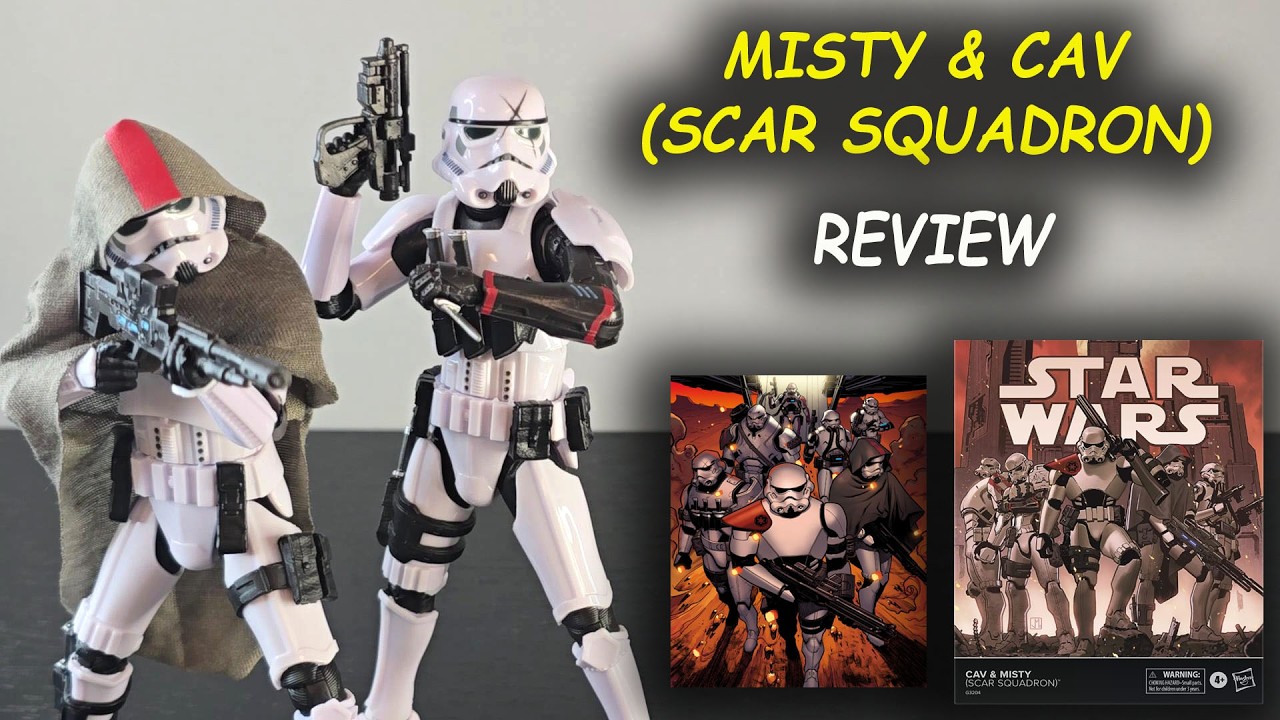 Misty & Cav (SCAR Squadron) Star Wars Black Series - REVIEW - YouTube