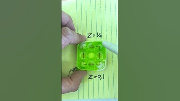Face-centered cubic structure from a fidget popper