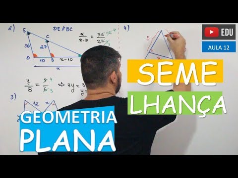 Vídeo: Como Encontrar O Coeficiente De Similaridade De Triângulos