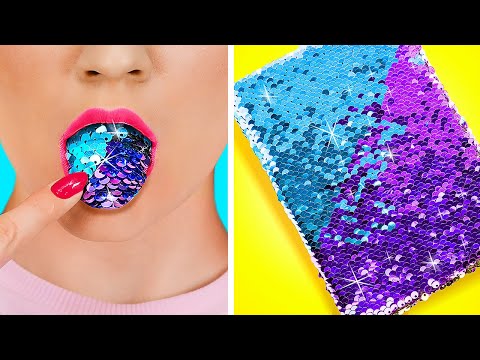 RAINBOW SCHOOL LIFE! || Epic Rainbow School Supplies Ideas And Clever Hacks by 123 GO Like!