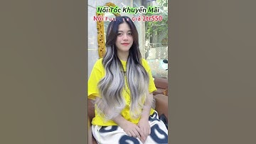 ✨ Nối tóc lông vũ 9D + babylight khói bạc siêu tây #noitoc #babylight #tocdep #huystyle #salontoc