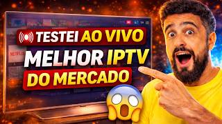 🔥 MELHOR IPTV DO MERCADO Testei AO VIVO! 😳
