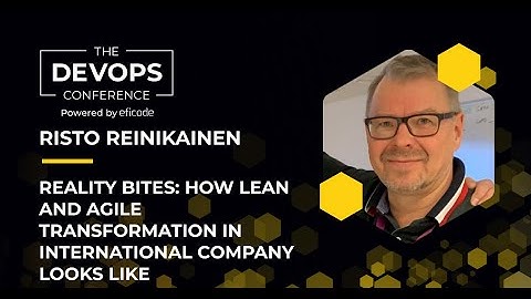 The DEVOPS Conference: How Lean and Agile Transformation in International Company Looks Like