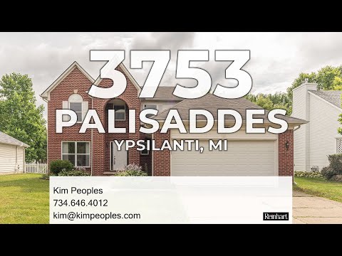 3753 Palisaddes, Ypsilanti, MI home video tour