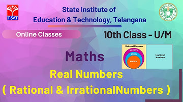 T-SAT || SIET : X Class (U/M)  || Maths - Real Numbers ( Rational & Irrational Numbers )