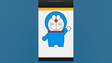 doraemon using turtle in python | #code_gyani |#shorts | #python | #turtle