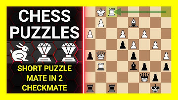 Chess Puzzles to Practice. Themes: Short puzzle, Mate in 2, Checkmate. Learn Chess