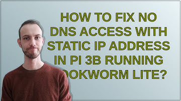 Raspberrypi: How to fix no DNS access with static IP address in Pi 3B running Bookworm Lite?