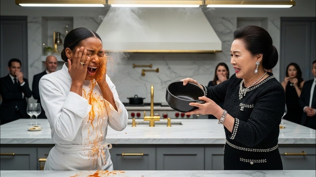 Arrogant Woman Throws Hot Food At Black Cook—Unaware She's The Korean Mafia Boss's Only Private Chef
